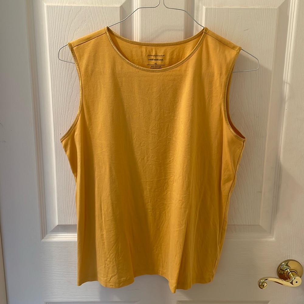 Yellow tank top